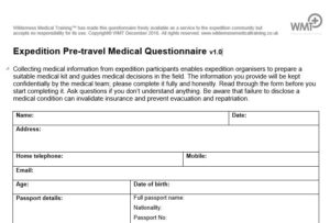 travel medicine questions